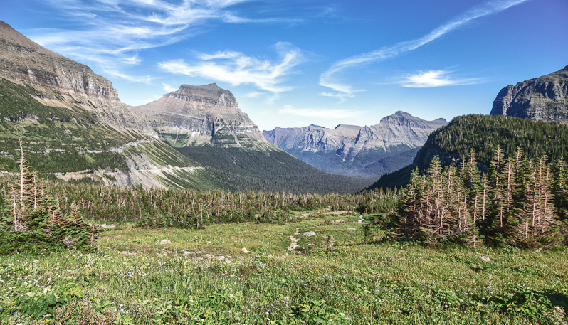 View from Logan's Pass