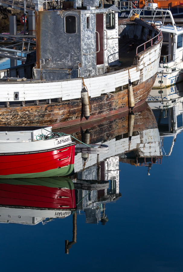 Hafnarfjordur Harbor Reflections #4